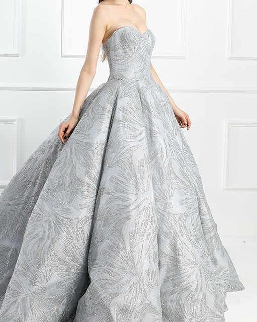 Luxury Sparkly Sweetheart Ballgown