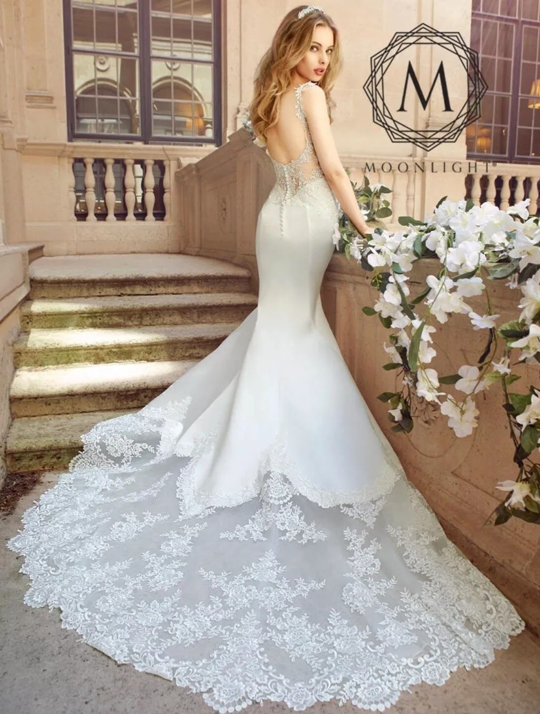 Moonlight Couture Satin Lace Mermaid Moonlight Couture Satin Lace Mermaid