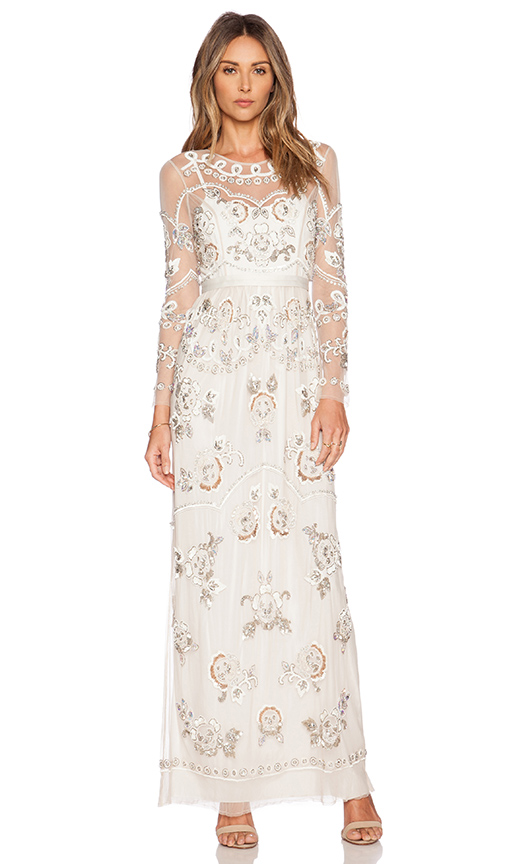 Needle & Thread Garden Scatter Sequin Maxi Dress