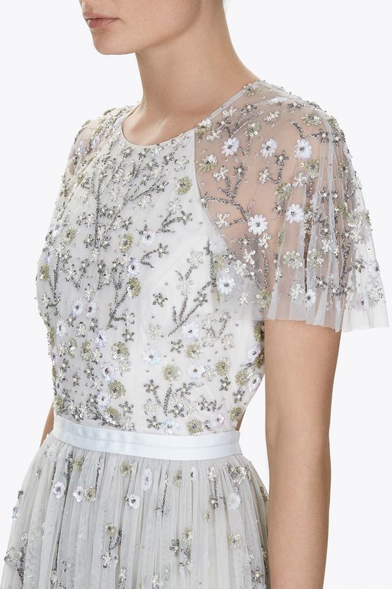 Needle & Thread Starlit Embellished Tulle Gown