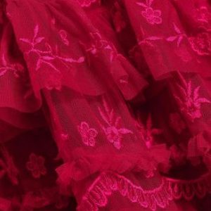 Needle & Thread Darcy Tiered Embroidered Tulle Gown