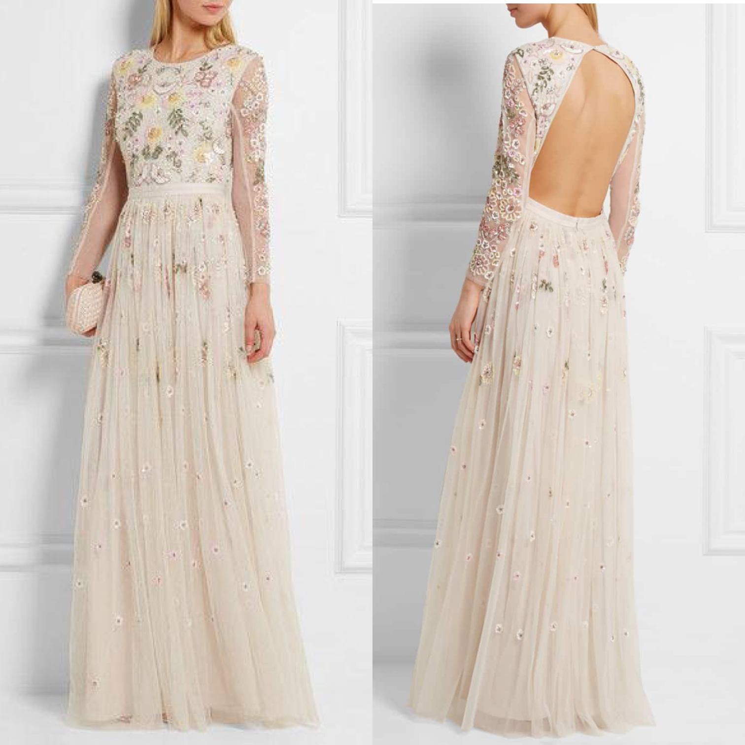 Needle & Thread Embellished Tulle Gown Needle & Thread Embellished Tulle Gown