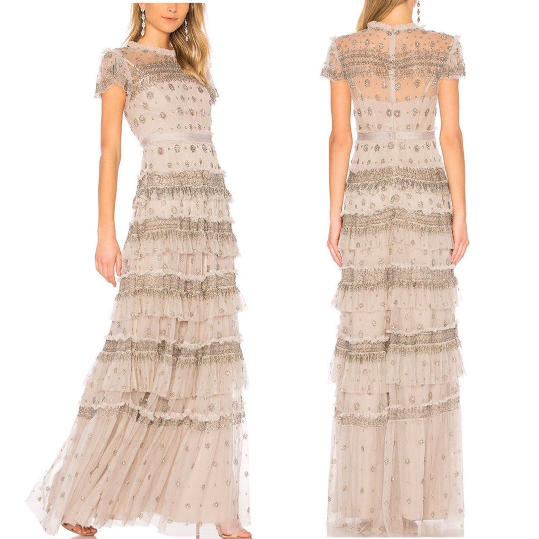 nude_needle_and_thread_1704719510_c0f05a2c_progressive Embellished Ruffled Tiered Gown
