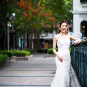 vintage mermaid wedding dress