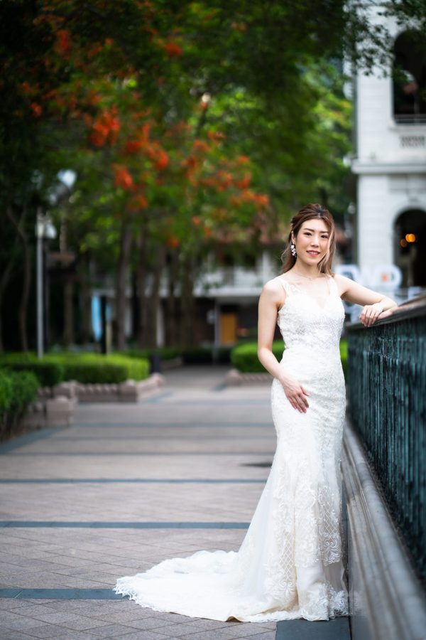 vintage mermaid wedding dress