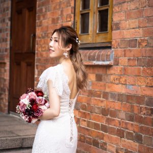 vintage mermaid wedding dress