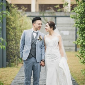 tailor made wedding or evening dress