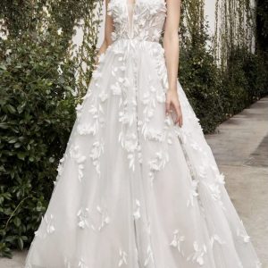floral blink wedding dress