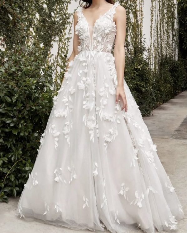 floral blink wedding dress