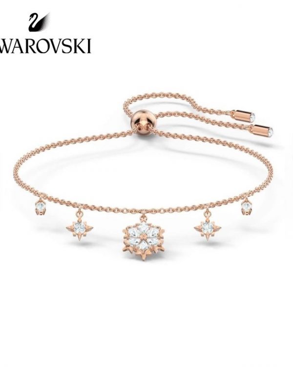 Swarovski Snowflake Gold Rose Bracelet Bangle Rental