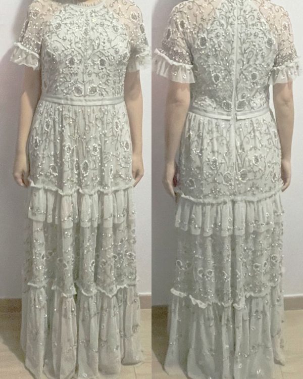 Needle & Thread Constellation Sequins Embellished Tulle Gown