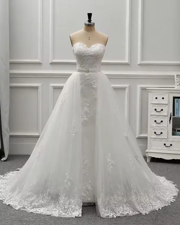 Two Way Lace Wedding Dress