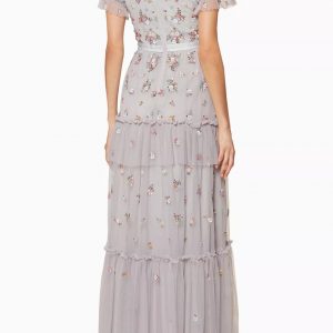 Needle & Thread Embellished Ruffled Tiered Gown