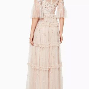 Needle & Thread Shimmer Ditsy Embellished Tulle Gown