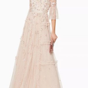 Needle & Thread Shimmer Ditsy Embellished Tulle Gown