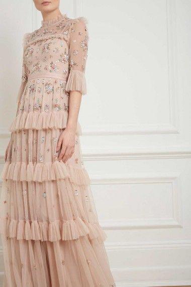 Rose-Quartz Sequin-Embellished Gown Rose-Quartz Sequin-Embellished Gown