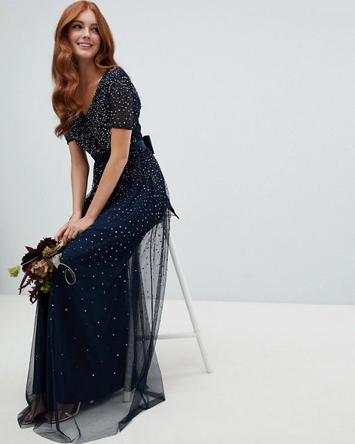 Elegant Sequins Gown